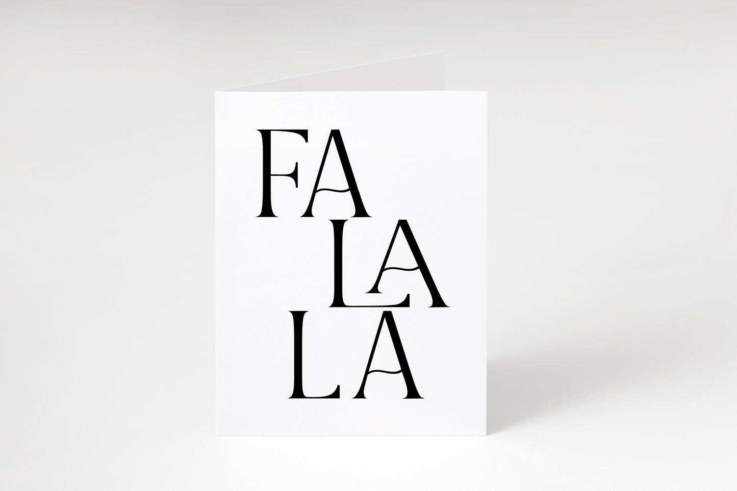 Fa La La Christmas Greeting Card