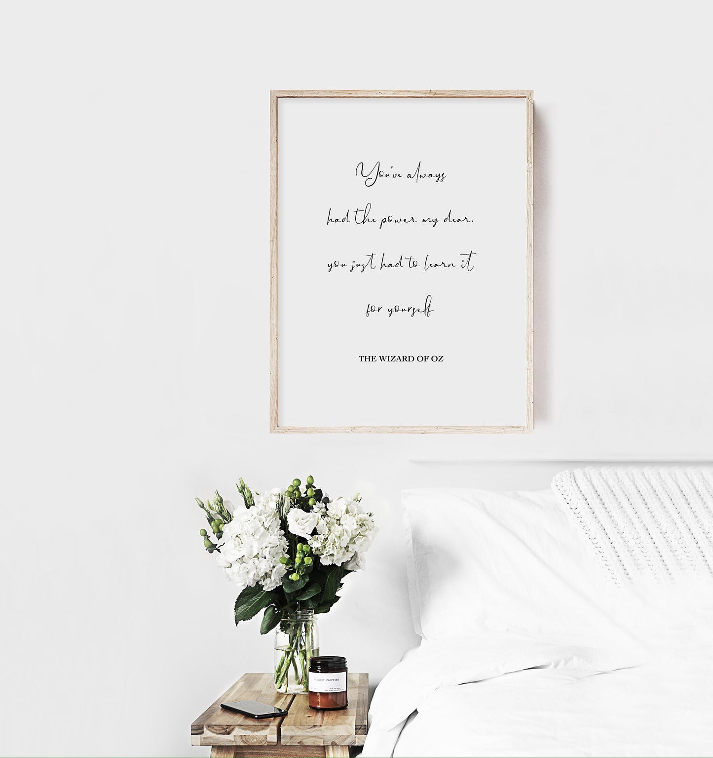 The Wizard of Oz, You've always had the power my dear, Wizard of Oz gifts, Wizard of Oz Wall Art, Wizard of Oz Home Decor, Wizard of Oz Print