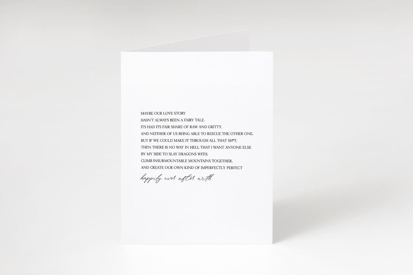 Happily ever after,Anniversary card,Engagement card,Card for husband,Card for wife,Card for boyfriend,Card for girlfriend,Valentine’s Day