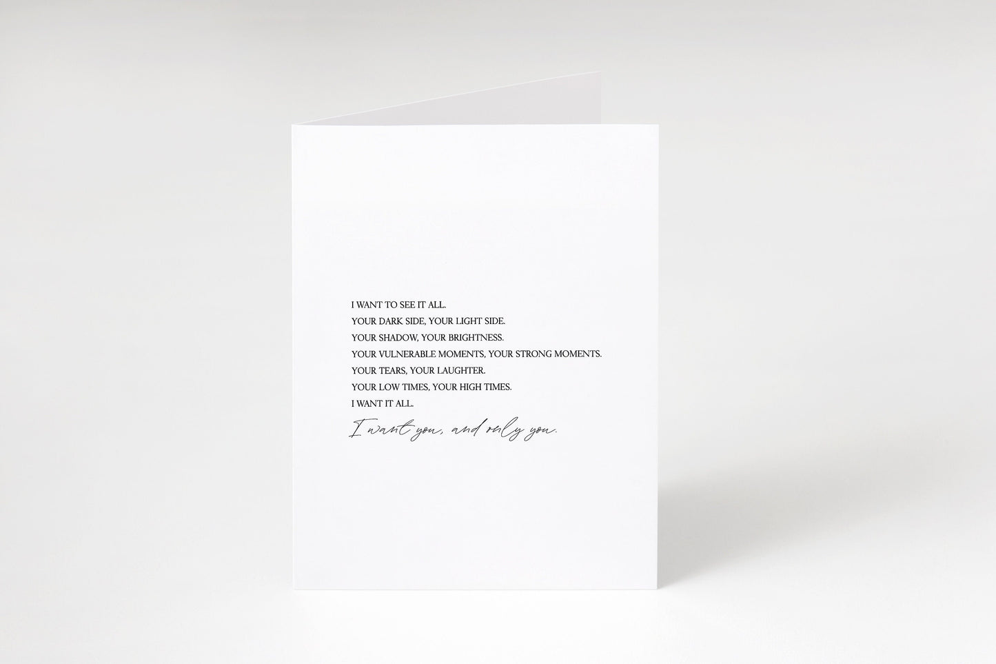 I want you,Anniversary card,Engagement card,Card for husband,Card for wife,Card for boyfriend,Card for girlfriend,Valentine’s Day card