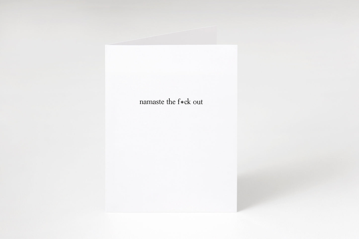 Namaste the f*ck out,card,Namaste card,Card for friend,Yoga card,Meditation card,Card for yogi,Funny zen card,Mantra card