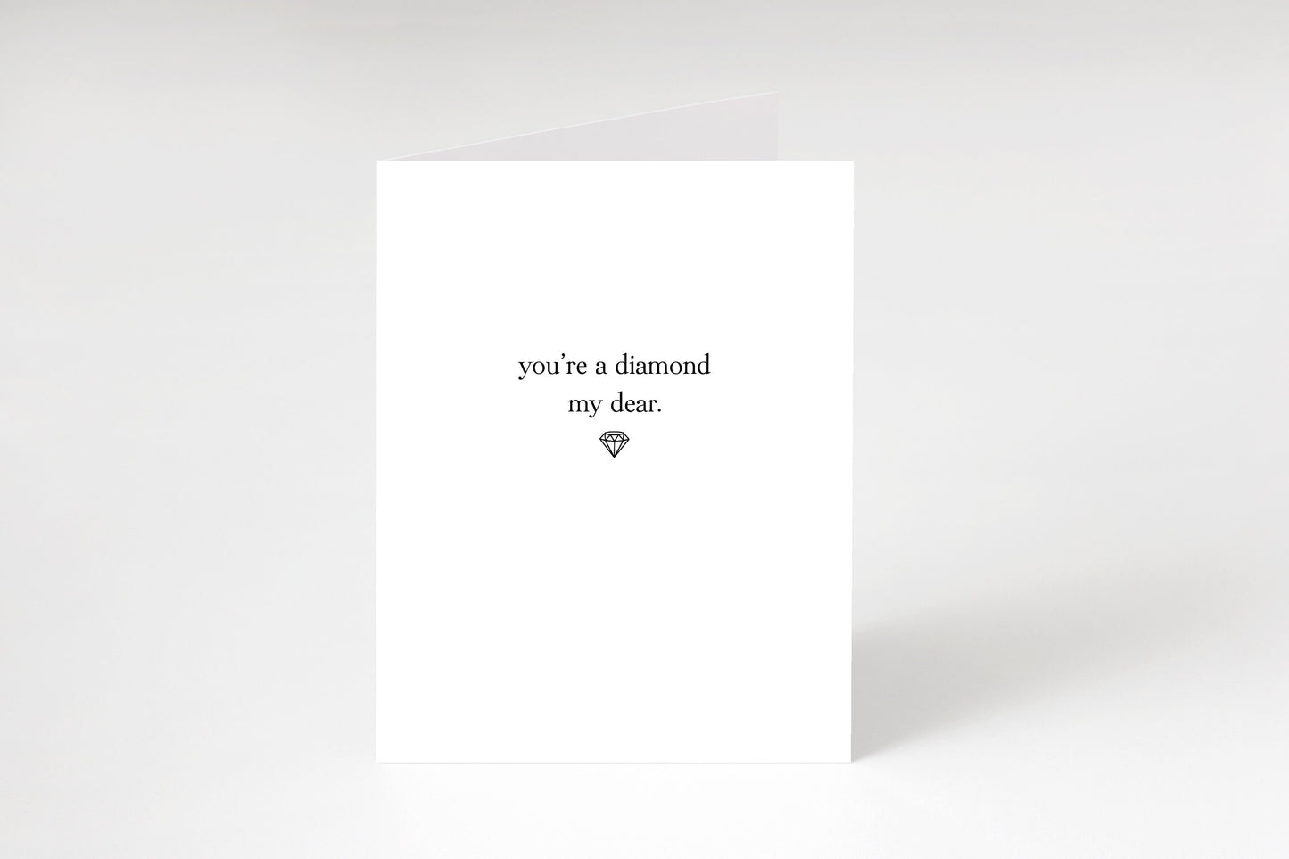 You’re a diamond my dear,Friendship card,Thank you card,Just because card,Card for best friend,Positive card,Appreciation card,Card for her