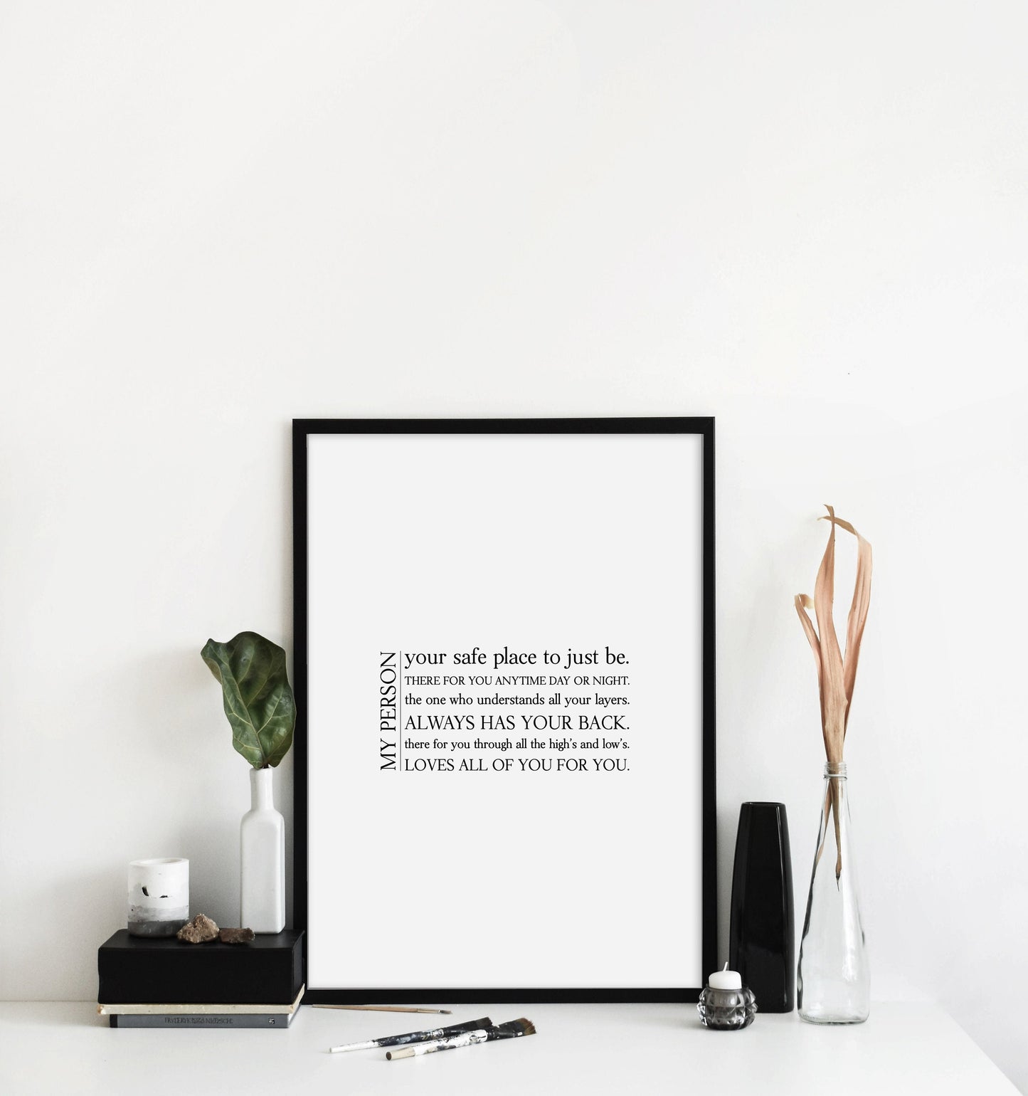 My person,My person definition,My person definition print,Definition print,Gift for best friend,Gift for girlfriend,Gift for boyfriend