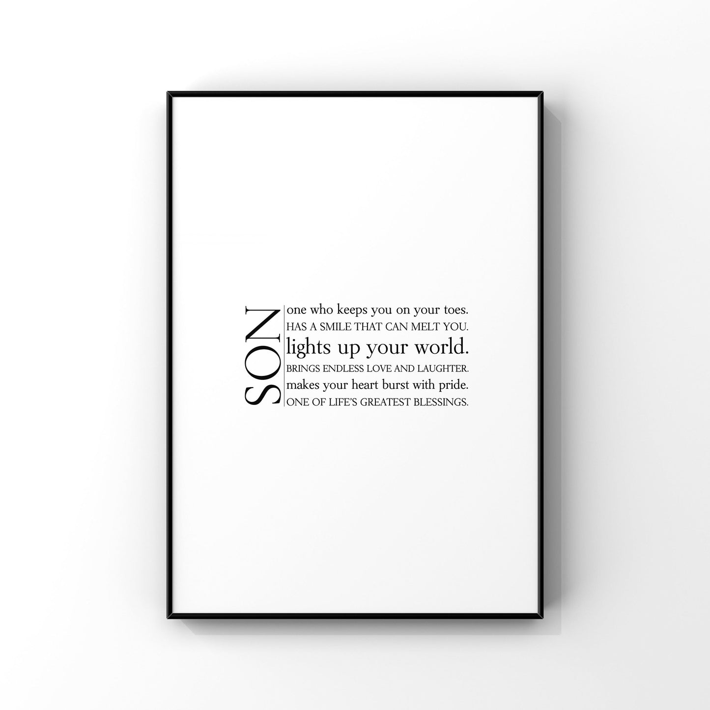 Son definition,Son definition print,Son print,Gift for Son,Son birthday gift,Son definition,Son quote,Gift from Mom,Gift from parents