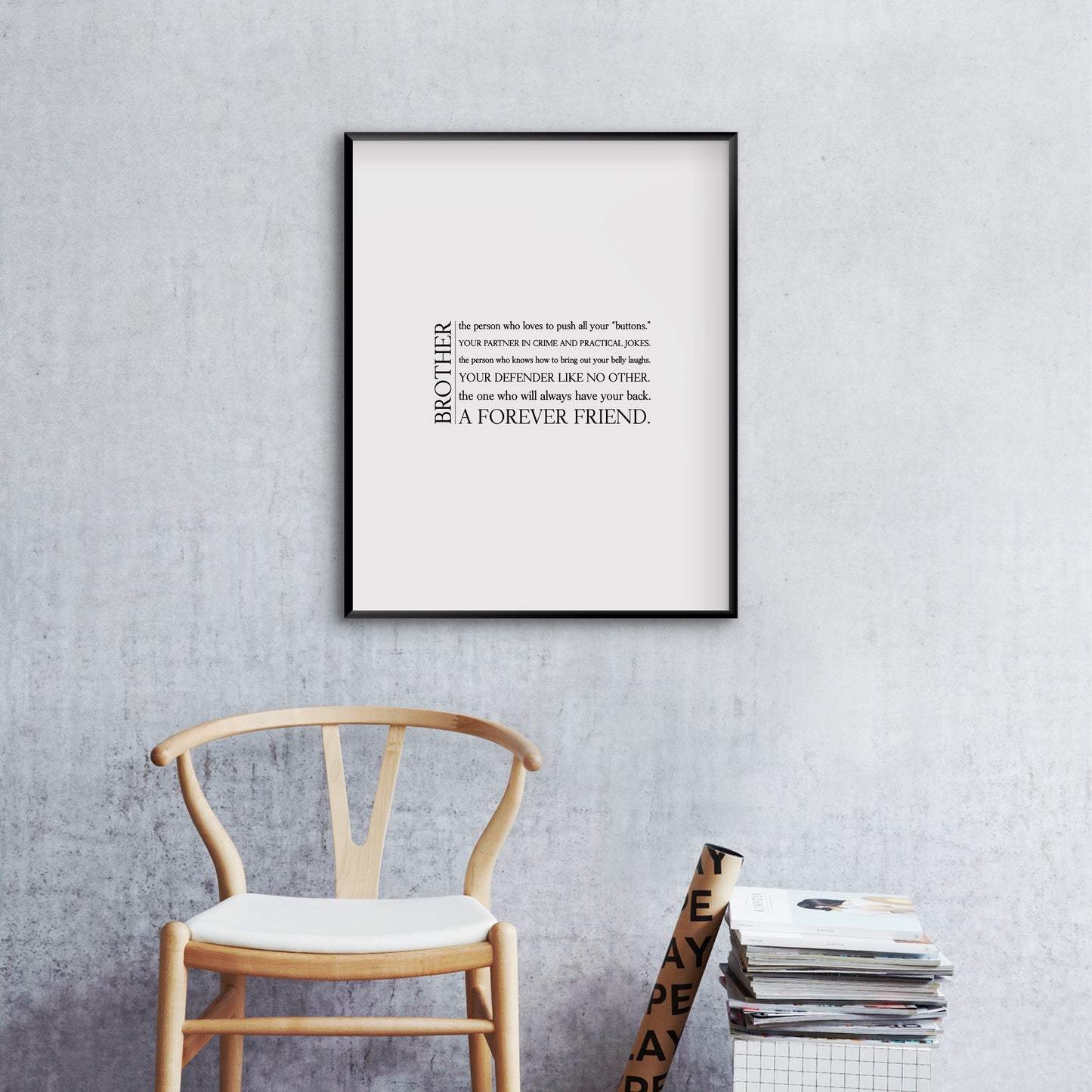 Brother definition,Brother definition print,Definition print,Gift for Brother,Brother gift,Brother birthday gift,Brother definition