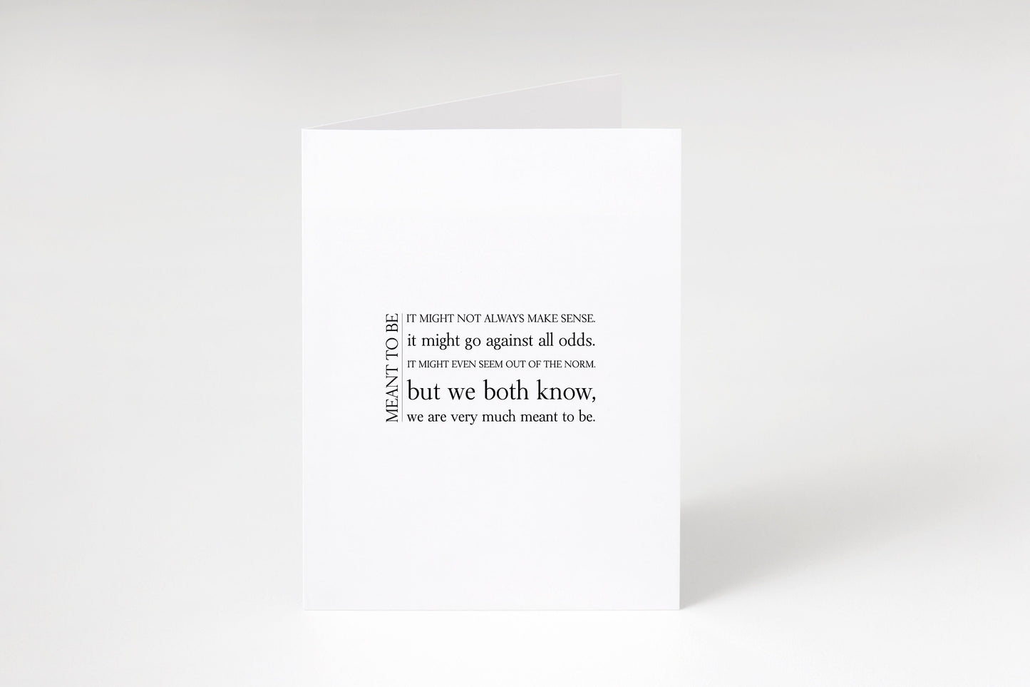 Meant to be definition card,Meant to be,Anniversary card,Love card,Valentine’s Day card,Card for husband,Card for wife,Boyfriend,Girlfriend