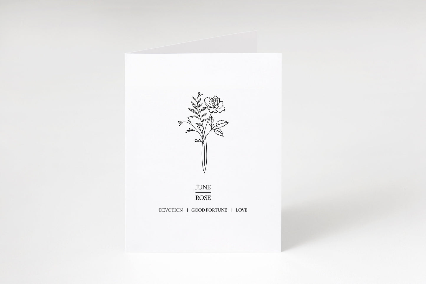 June birth month flower card,June birth flower card,Birthday card,Birth month flower card,Flower birth month card,June birthday