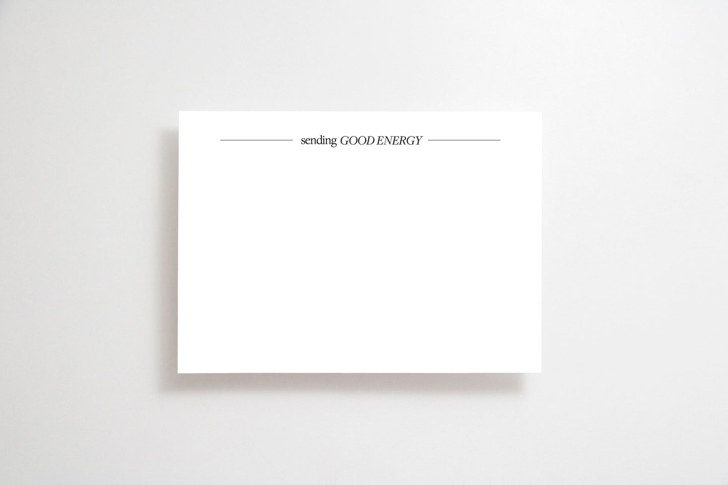 Sending good energy,Stationery notecards,Thinking of you notecards,Notecards with envelopes,Modern stationery set,Minimalist cards,Encourage