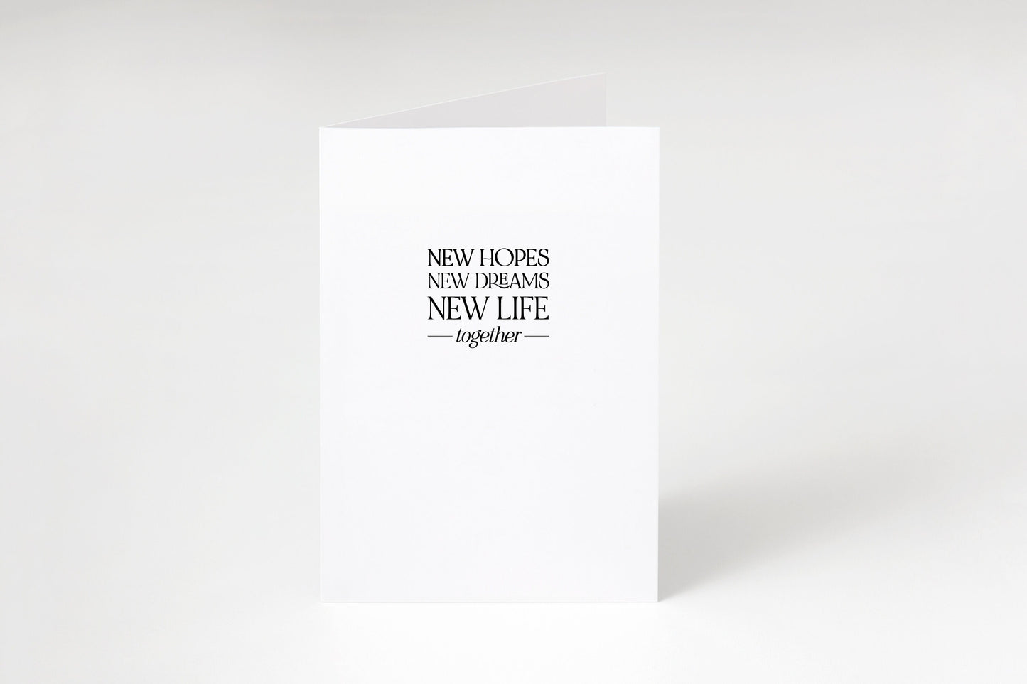 New hopes new dreams new life together,Wedding card,Engagement card,Anniversary card,Getting married card,Card for couple