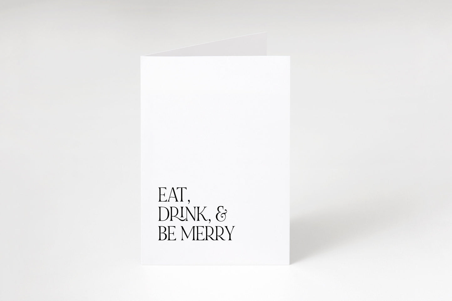 Eat, drink, and be merry cards,Christmas card set,Christmas card pack,Greeting card for Christmas,Card for Christmas,Christmas stationery