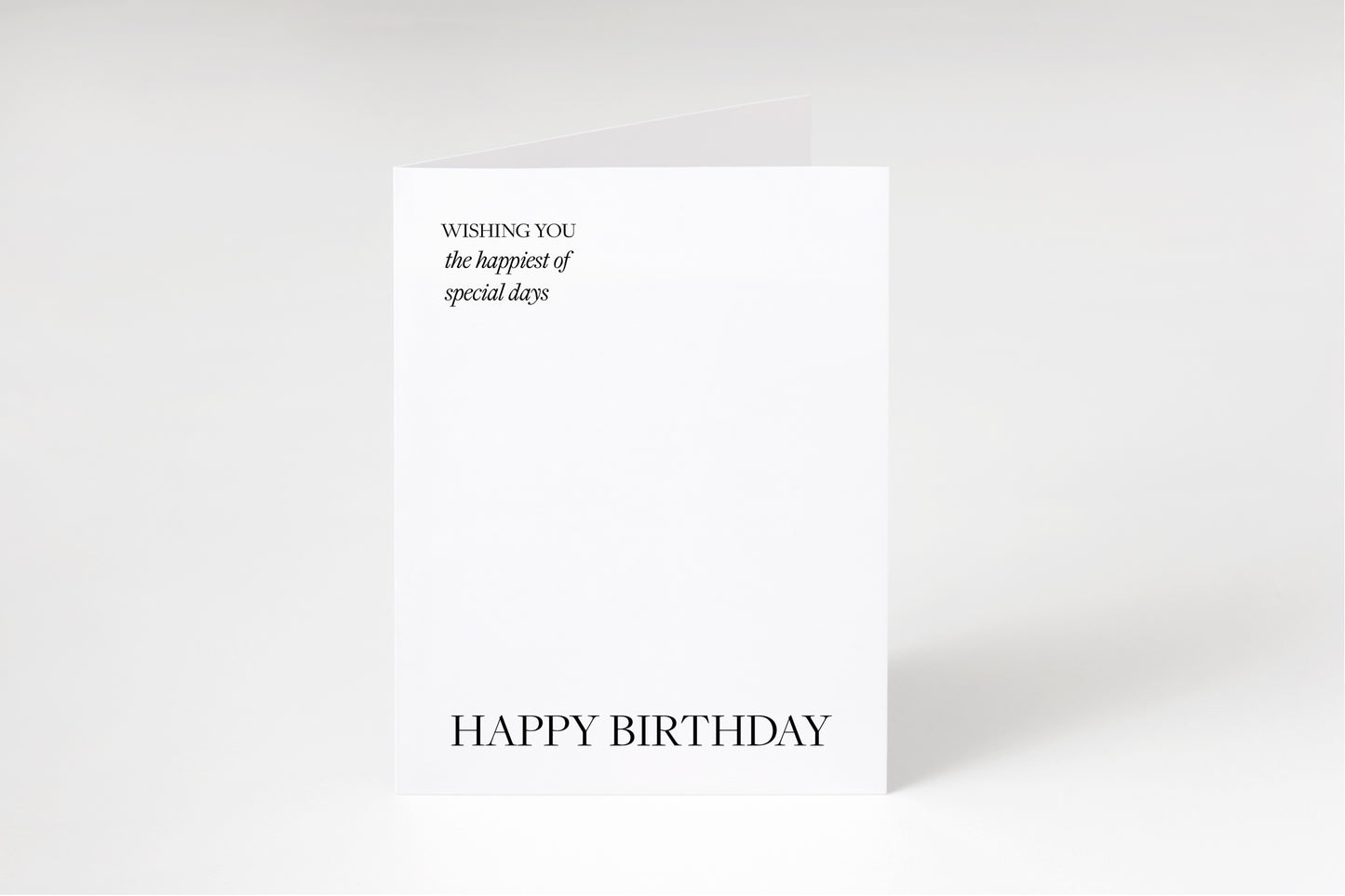 Wishing you the happiest of special days birthday card