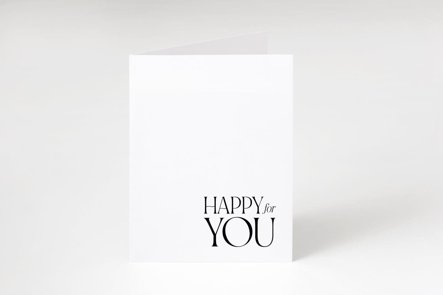 Happy for you greeting card