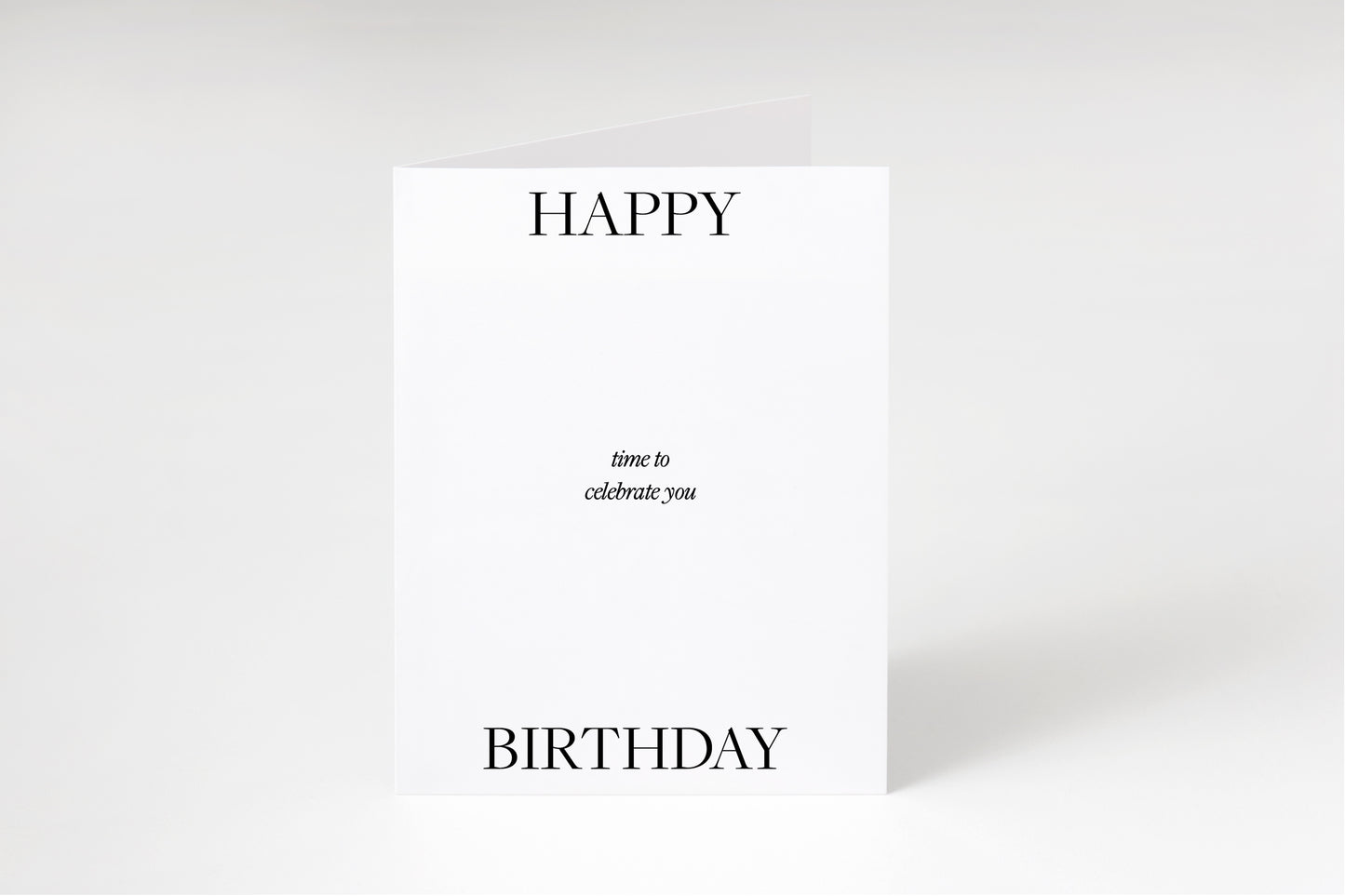 Time to celebrate you happy birthday card