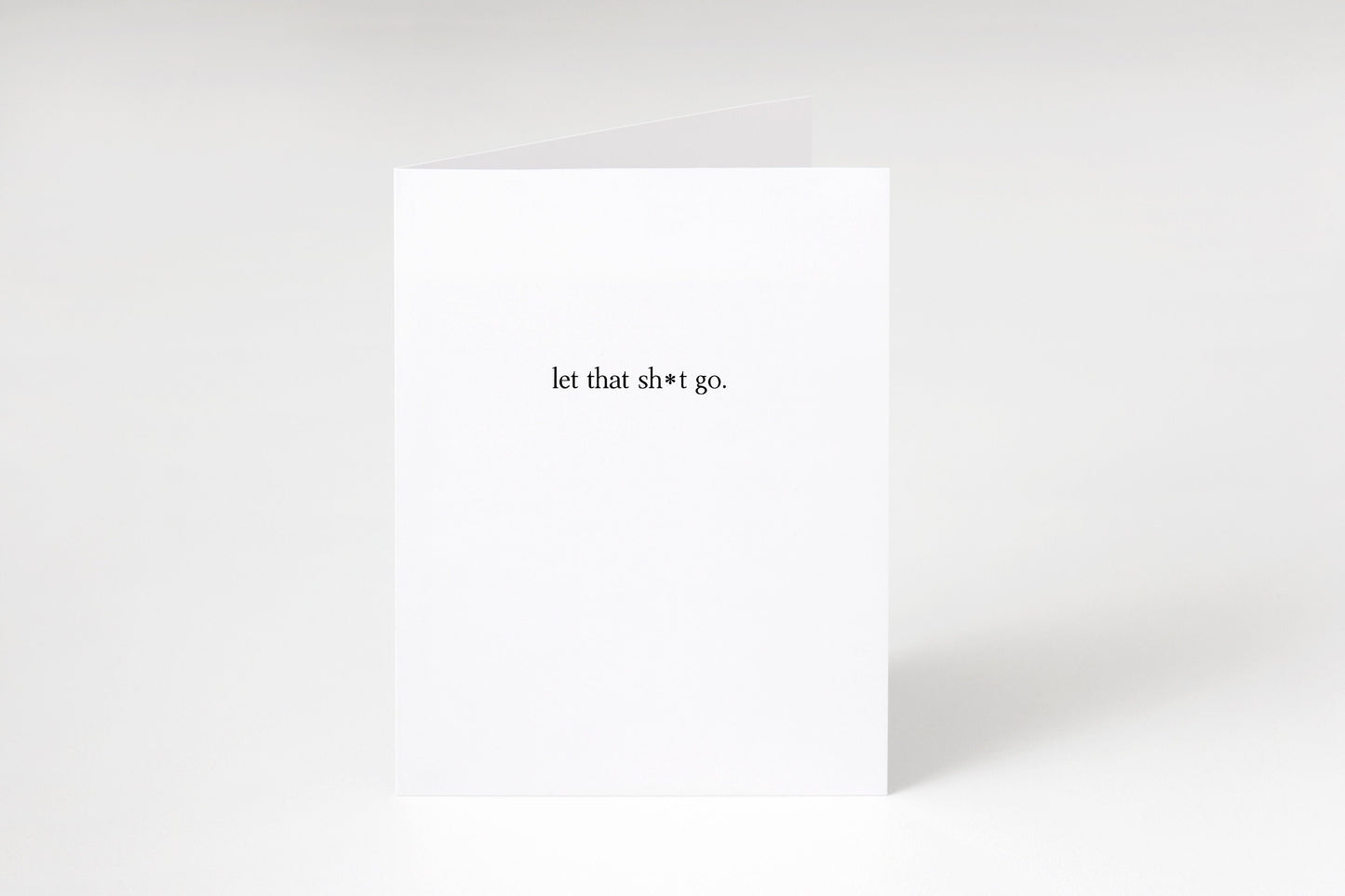 Let that shit go,Encouraging card,Breakup card,Card for friend,Yoga card,Meditation card,Card for yogi,Farewell card,Mantra cards,Graduation