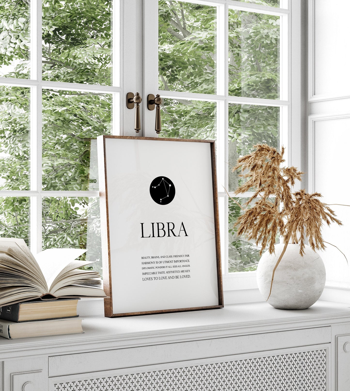 Libra print,Libra wall art,Zodiac Libra print,Libra constellation,Libra gift,Zodiac print,Astrology print,Star sign,Zodiac birthday