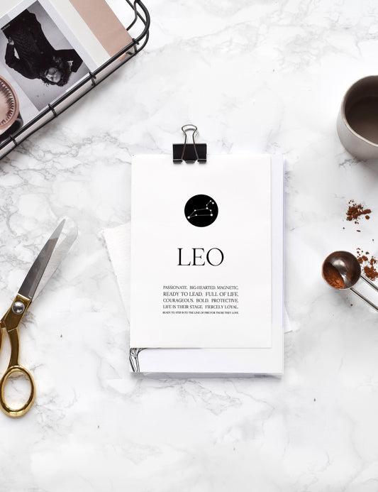 Leo greeting card,Zodiac Leo card,Zodiac birthday card,Leo constellation card,Astrology card,Leo gift,Zodiac greeting card