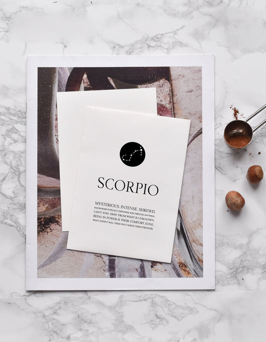 Scorpio greeting card,Zodiac Scorpio card,Zodiac birthday card,Scorpio constellation card,Astrology card,Scorpio gift,Zodiac greeting card