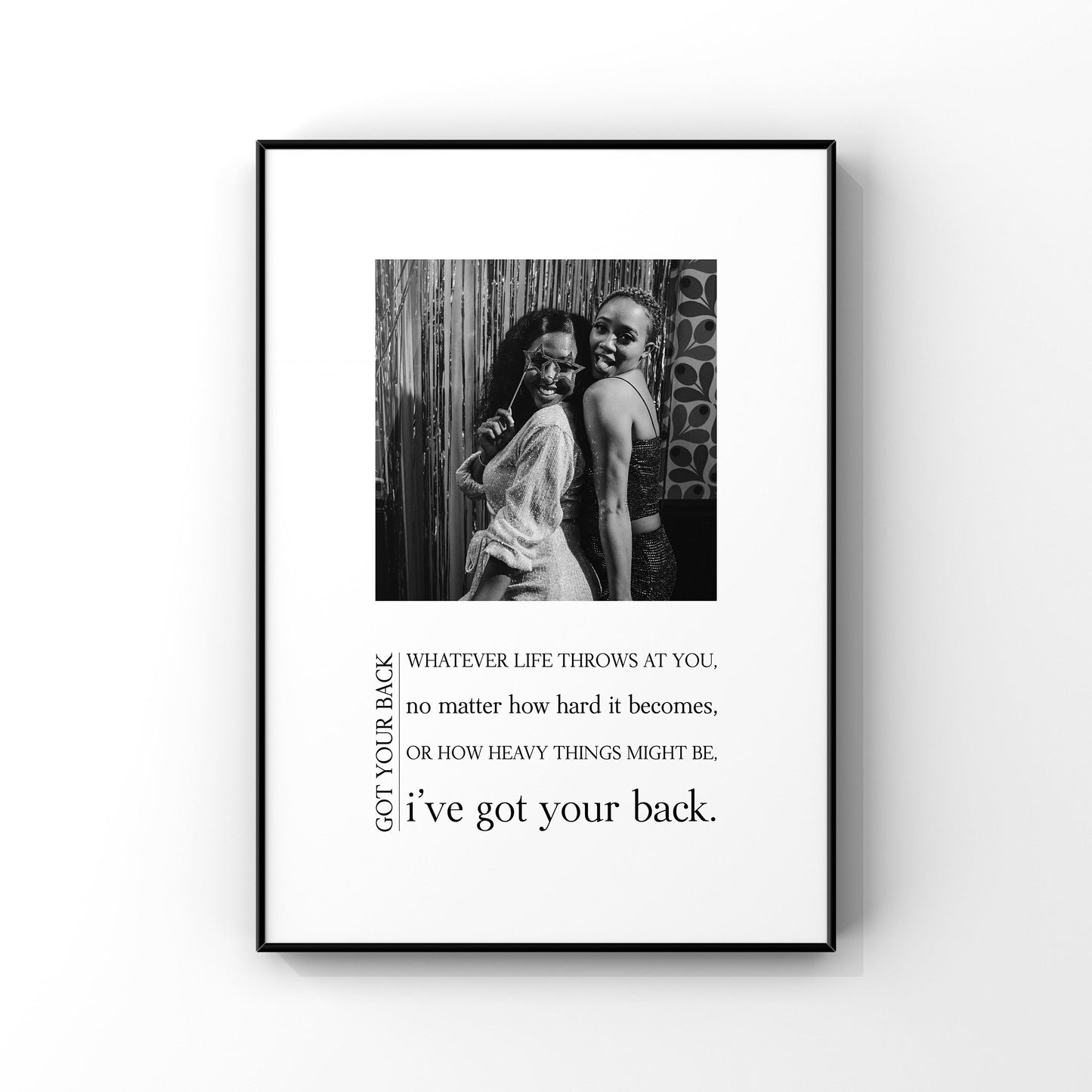 Custom got your back gift,Got your back definition,Definition print,Anniversary gift,Personalized gift for friend,Best friend gift,Custom