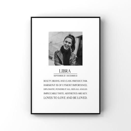 Custom Libra print,Libra wall art,Zodiac Libra print,Libra constellation,Personalized Libra gift,Zodiac print,Astrology print,Star sign