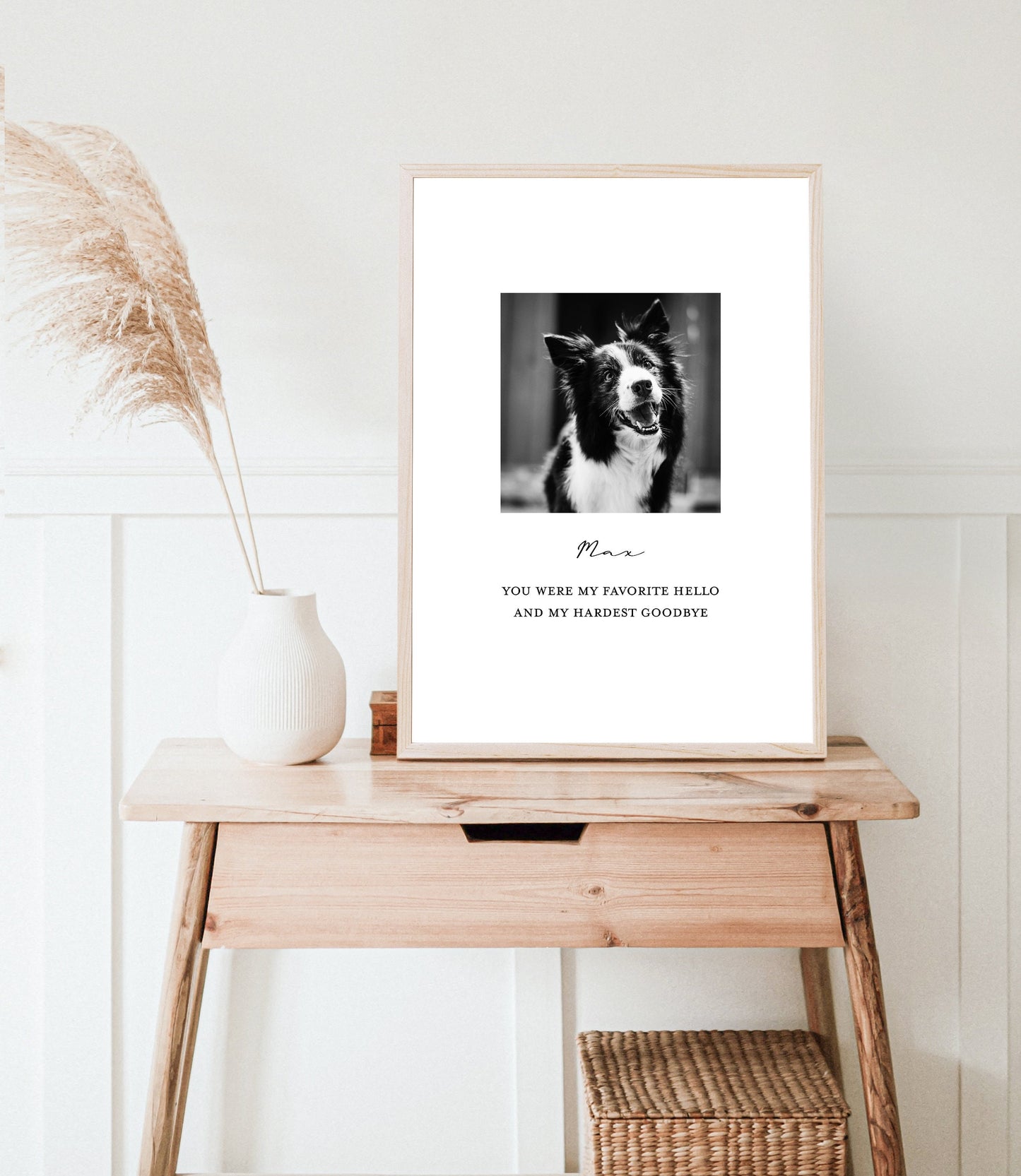 Custom pet memorial gift,Personalized pet bereavement gift,Custom pet remembrance gift,In memory photo gift,Sympathy gift,Condolence for pet