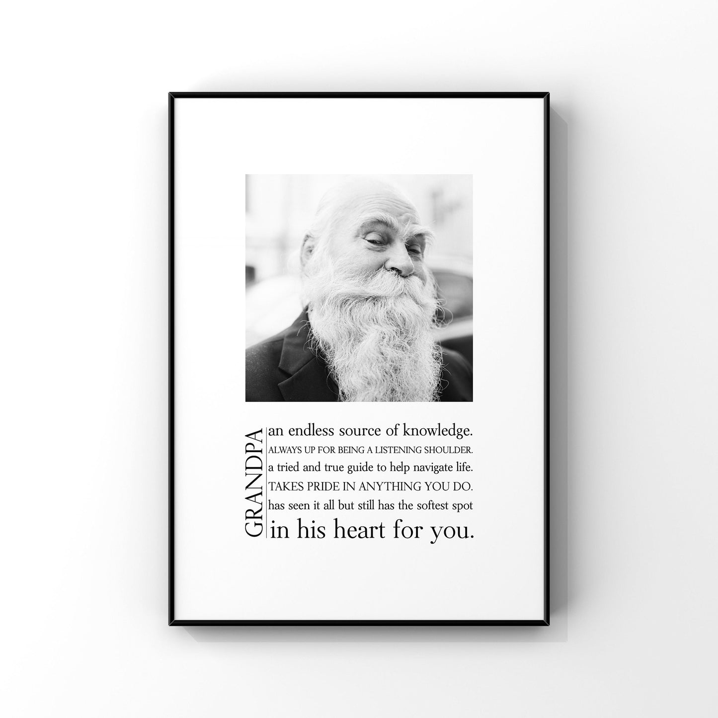 Custom Grandpa photo definition,Personalized Grandpa definition print,Definition photo print,Gift for Grandpa,Grandpa gift,Father’s Day gift