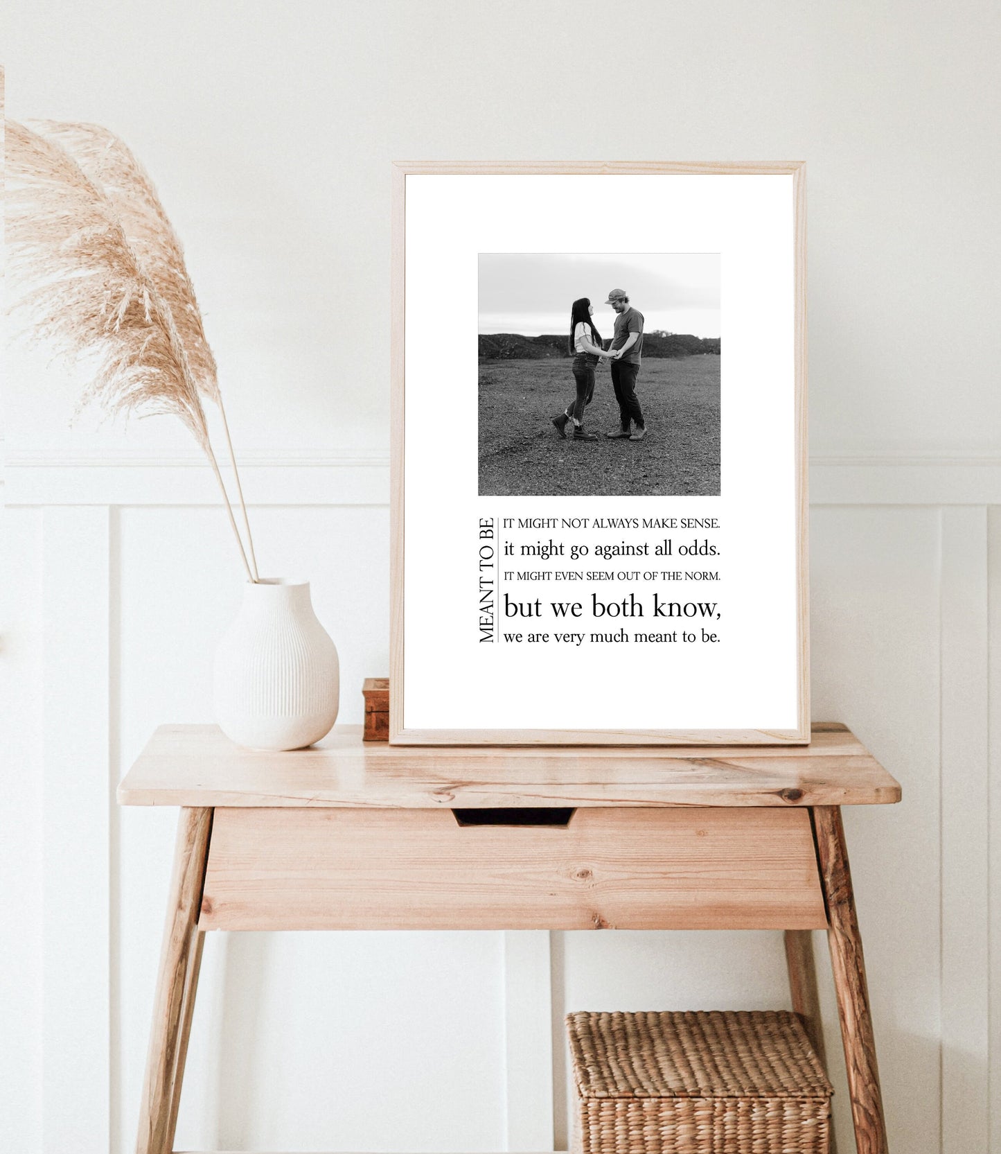 Custom meant to be,Definition print,Personalized Anniversary gift,Gift for spouse,Gift for girlfriend,Gift for boyfriend,Custom photo gift