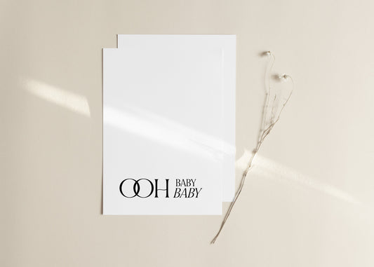 Ooh baby baby card,New baby card,Baby shower card,Baby congratulations card,Baby card,Gender neutral,Baby greeting card,Welcome baby