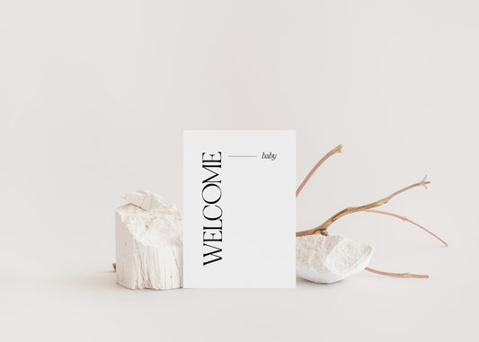 Welcome baby,Little one,New baby card,Baby shower card,Baby congratulations card,Baby card,Gender neutral,Baby greeting card,Little one