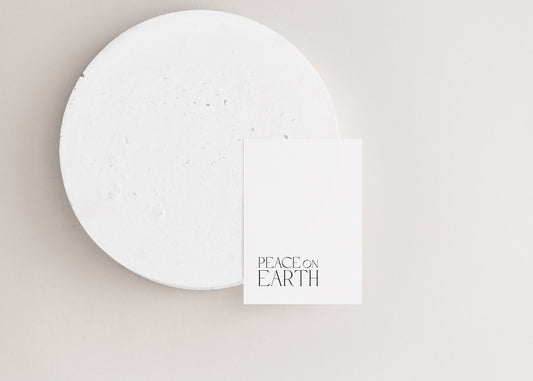 Peace on Earth cards, Christmas card set, Christmas card pack, Greeting card for Christmas, Card for Christmas, Christmas stationery